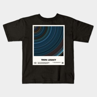 minimal_Tron: Legacy Abstract Circular Art Movie Kids T-Shirt